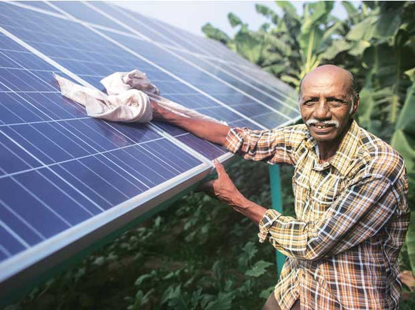 Indian Farmer Provides Power to Grid