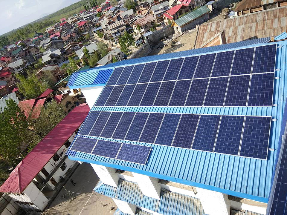 On-Grid Solar Rooftop System, Police HQ, J&K