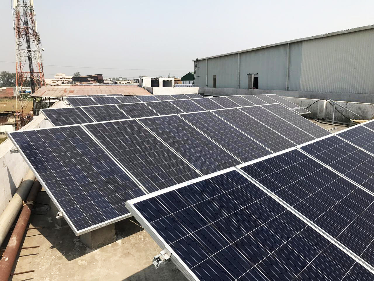 Solar Rooftop System, ATOZ Industries, Moradabad, UP