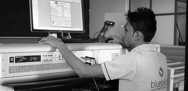 Sun Simulation Testing - Solar Panel Manufacturing Process