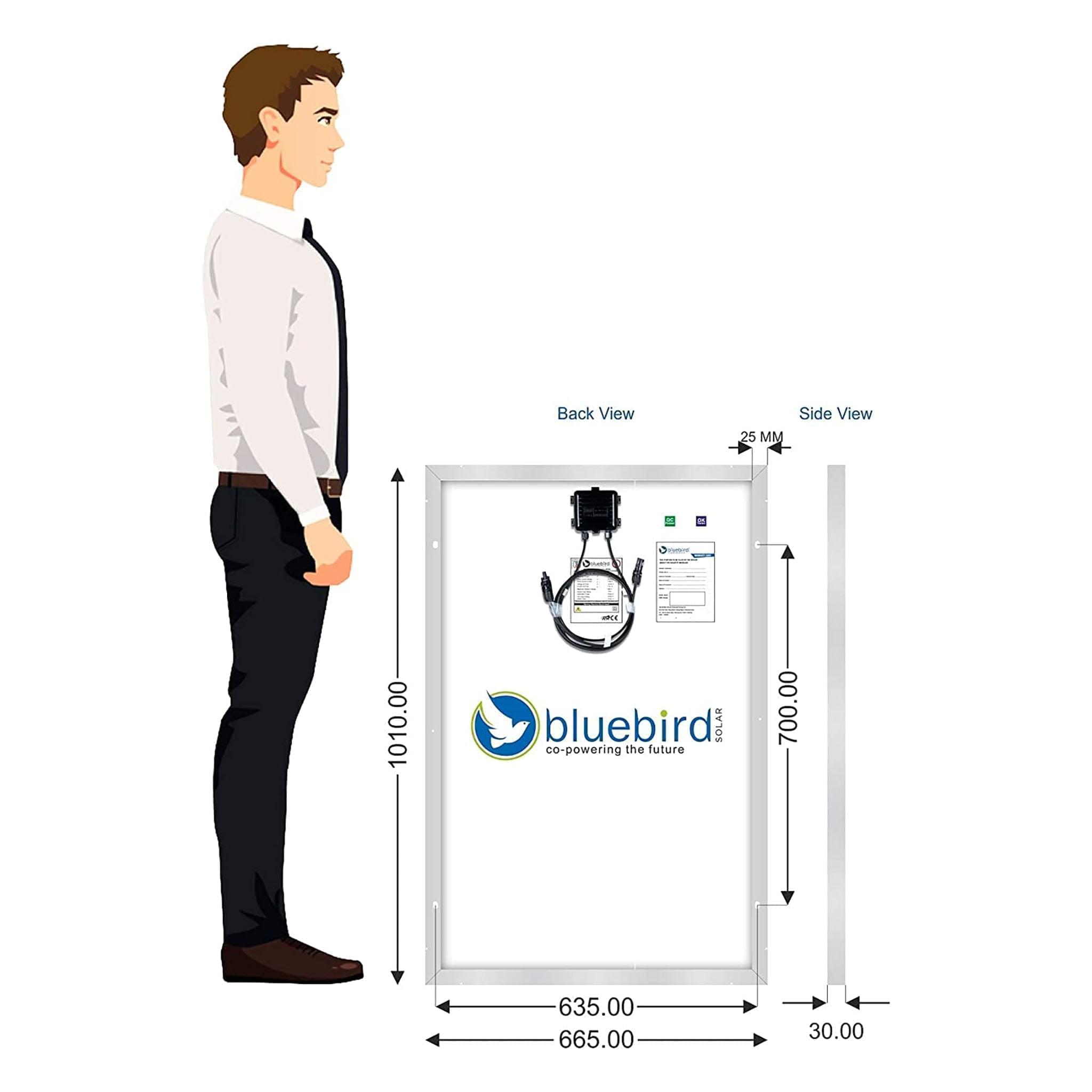 100 Watt Solar Panel size