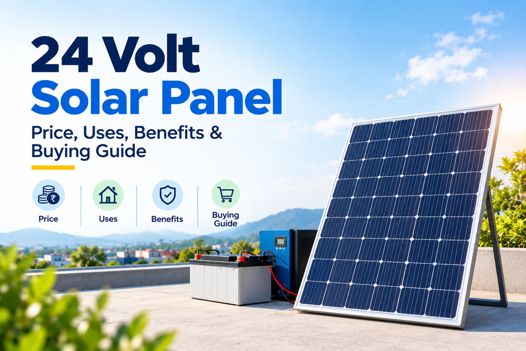 24 Volt Solar Panel: Price, Uses, Benefits & Buying Guide