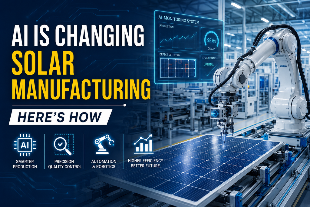 AI is Changing Solar Manufacturing: Here's How