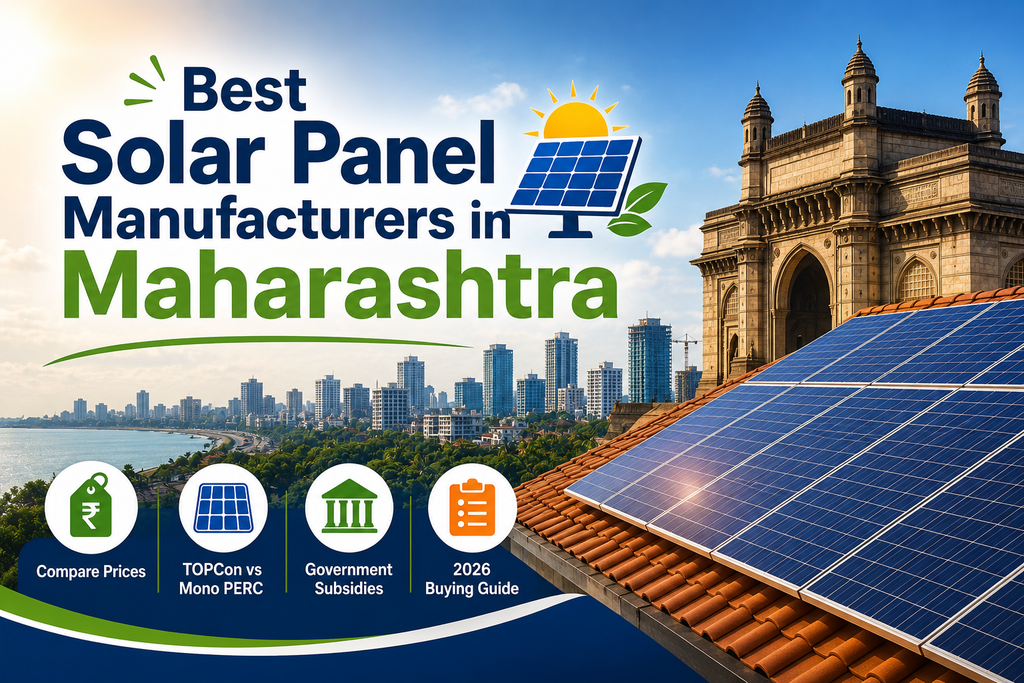 Best Solar Panel Manufacturers in Maharashtra: Complete Guide to Prices, Subsidies (2026)