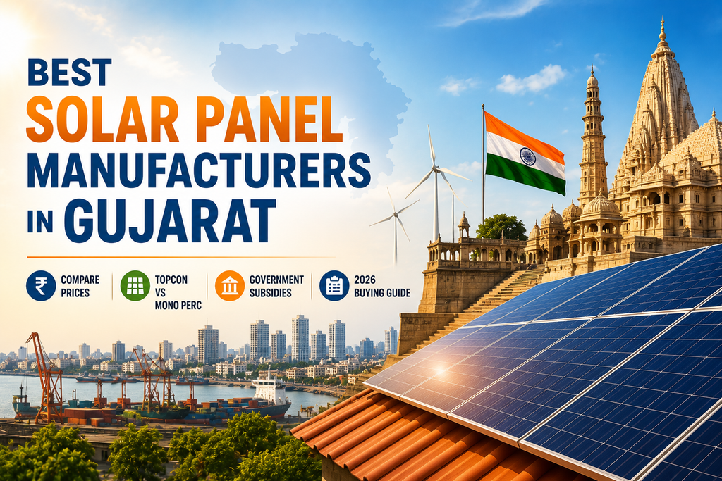 Best Solar Panel Manufacturers in Gujarat: Prices, Subsidies and Buying Guide (2026)