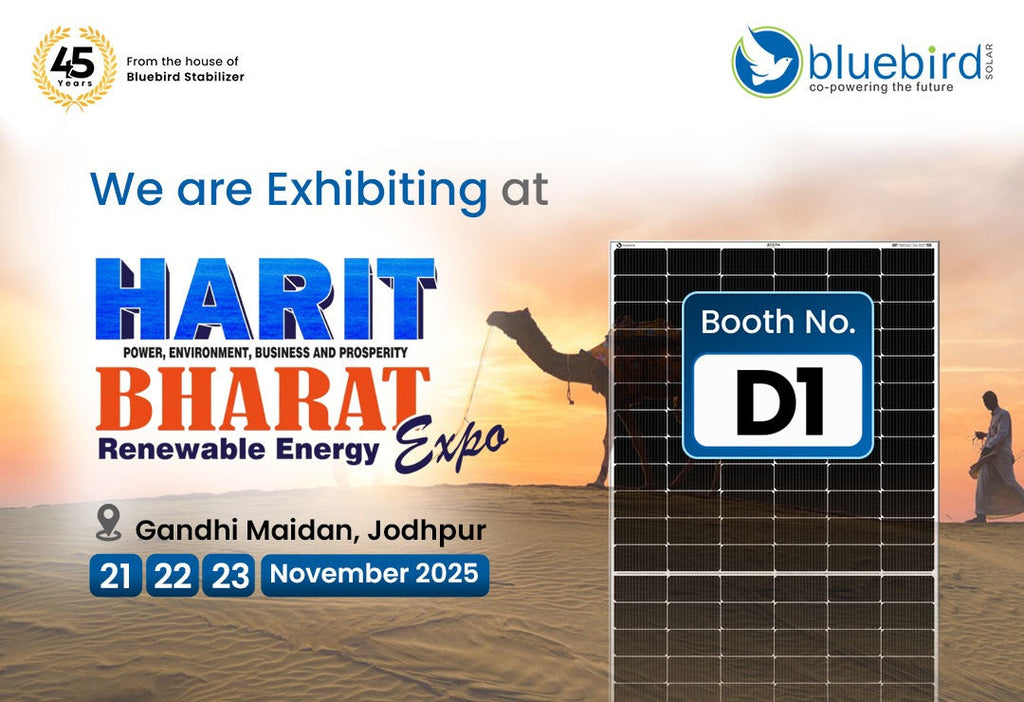 Harit Bharat Expo 2025 Jodhpur: Connect with Bluebird Solar