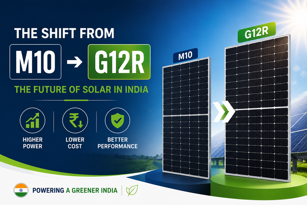 Why Indian Solar Manufacturers are Shifting from M10 to G12R Modules