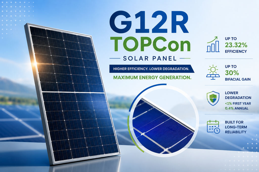 What is a G12R TOPCon Solar Panel? Features, Benefits & Complete Guide (2026)