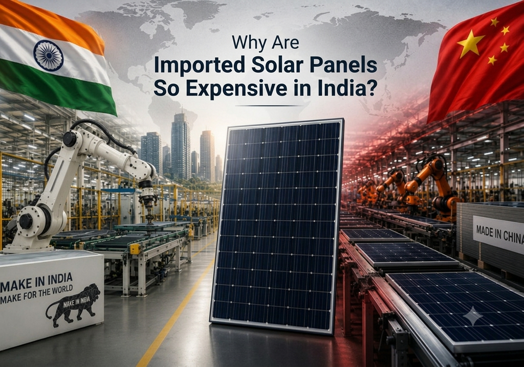 Why Does the Government Charge High Taxes on Imported Solar Panels in India?
