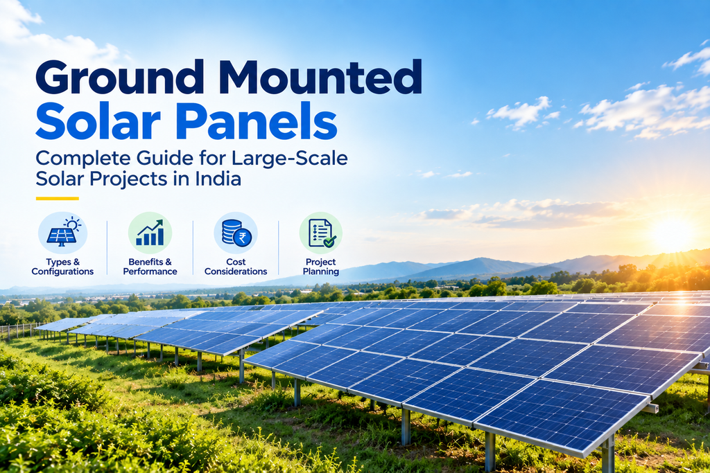Ground Mounted Solar Panels: Complete Guide for Large-Scale Solar Projects in India