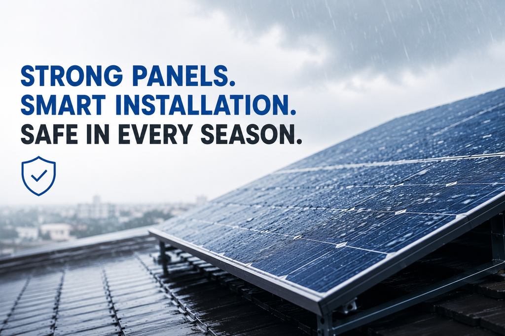 Heavy Rain Doesn't Damage Good Solar Panels—Poor Installation Does