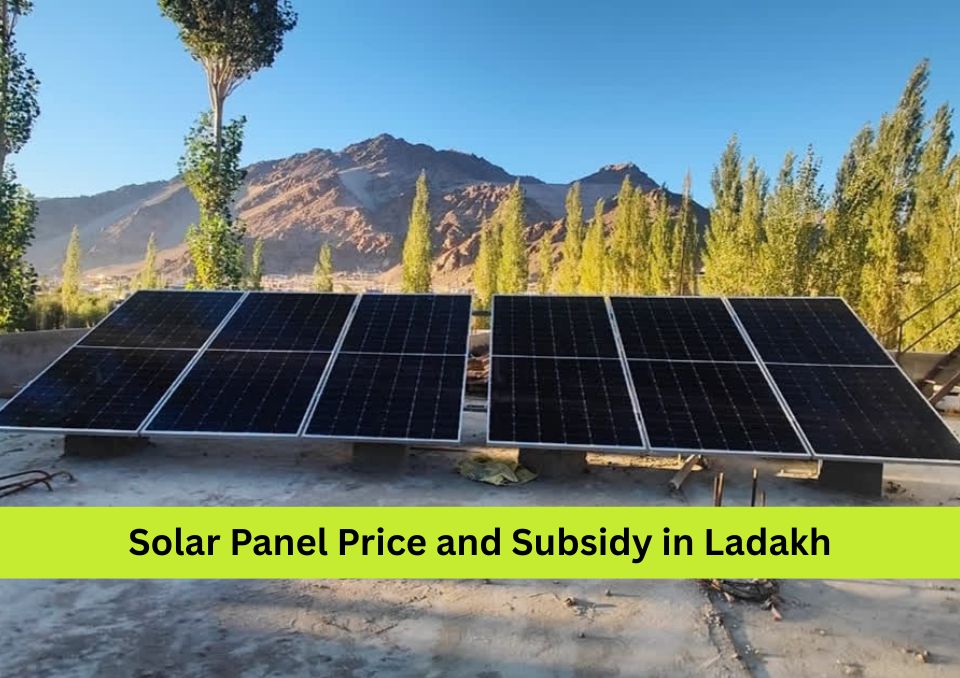 Solar Panel System Price and Subsidy in Ladakh (2025)