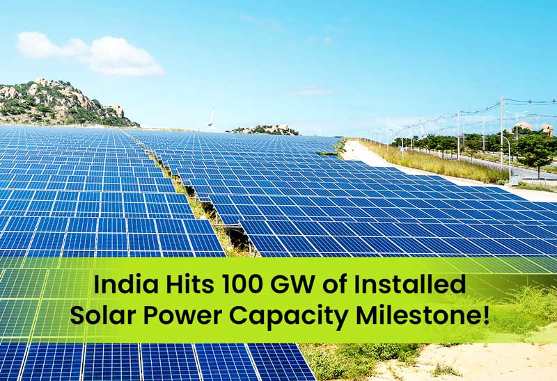 India Achieves 100 GW Solar Energy Milestone - Says Pralhad Joshi