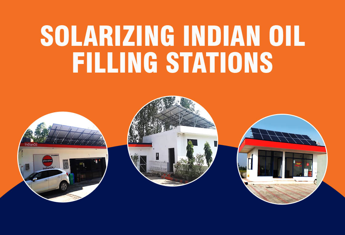 Indian Oil Petrol Pumps Powered by Solar Rooftop Systems – Bluebird Solar