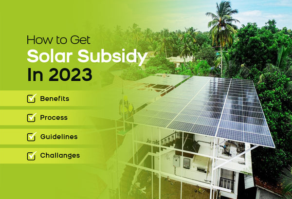 Solar Rooftop Subsidy Scheme in India, 2023