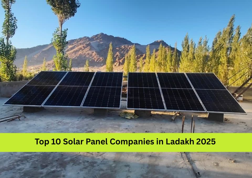Top 10 Solar Panel Companies in Ladakh 2025