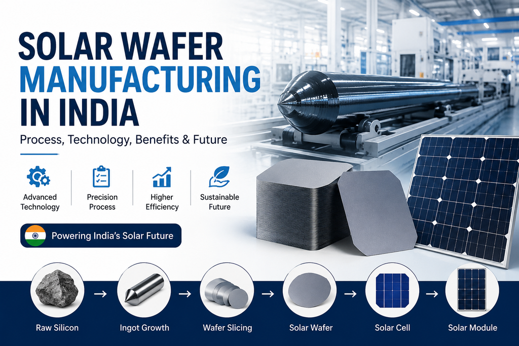 Solar Wafer Manufacturing in India: Process, Technology, Benefits & Future