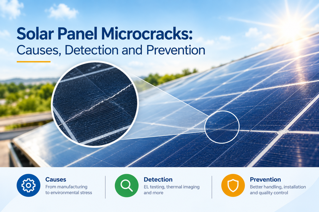 Solar Panel Microcracks: Causes, Detection and Prevention