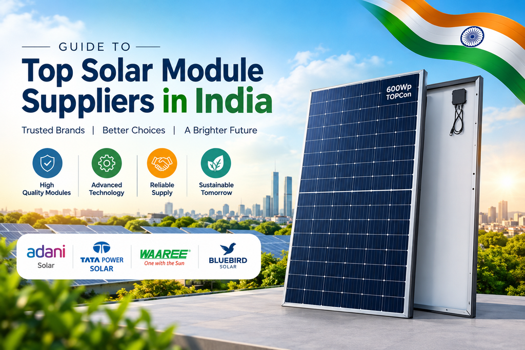 Who Are The Top Solar Module Suppliers In India?