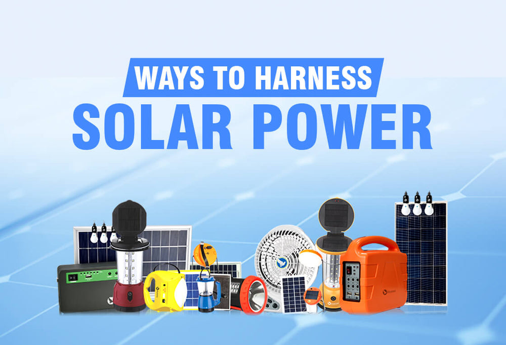Ways to Harness the solar power for energy-saving applications