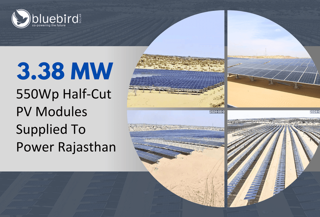 Bluebird Solar Supplies 3.38MW PV Modules To Power Rajasthan