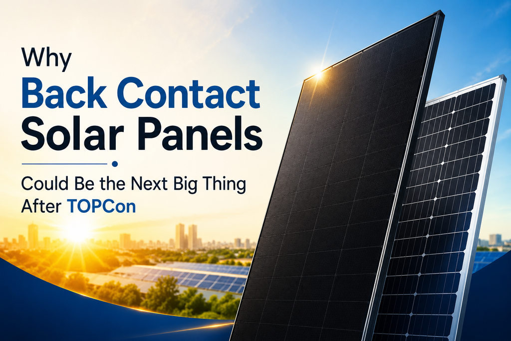 Why Back Contact (BC) Solar Panels Could Be the Next Big Thing After TOPCon