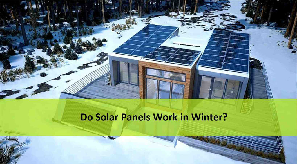 Illustration of Solar Panel Installation In Cold Climates