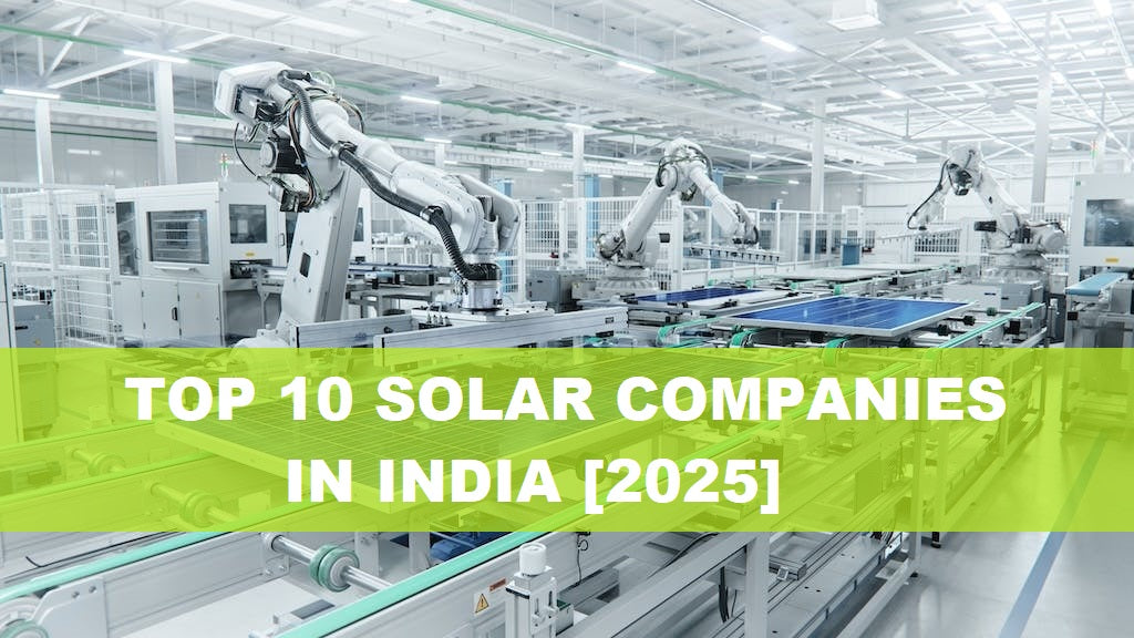 The Top 10 Solar Companies in India [2025]