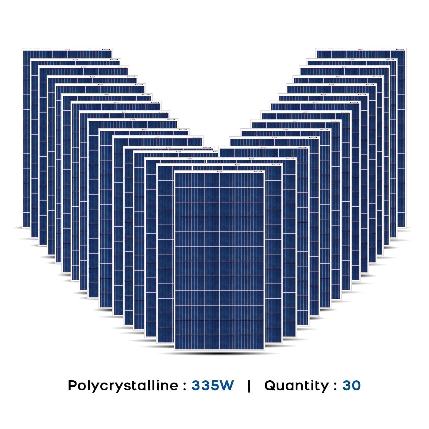 Bluebird 10 kW Solar Panel Poly