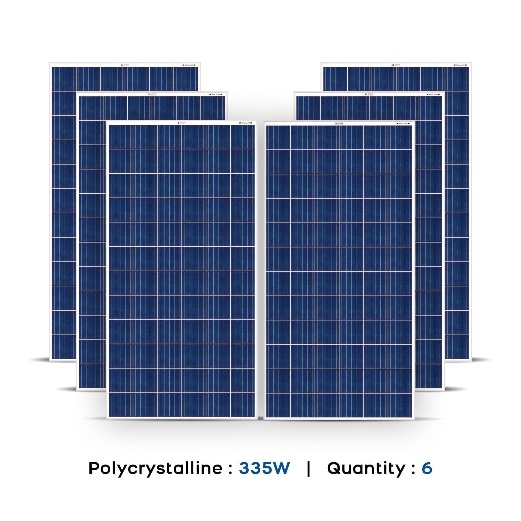 Bluebird  2kw solar panel