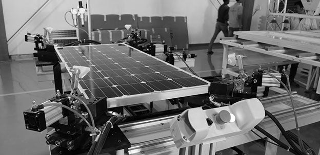 Framing - Solar Panel Manufacturing Process