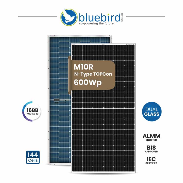 M10R 600Wp DCR Solar Panel