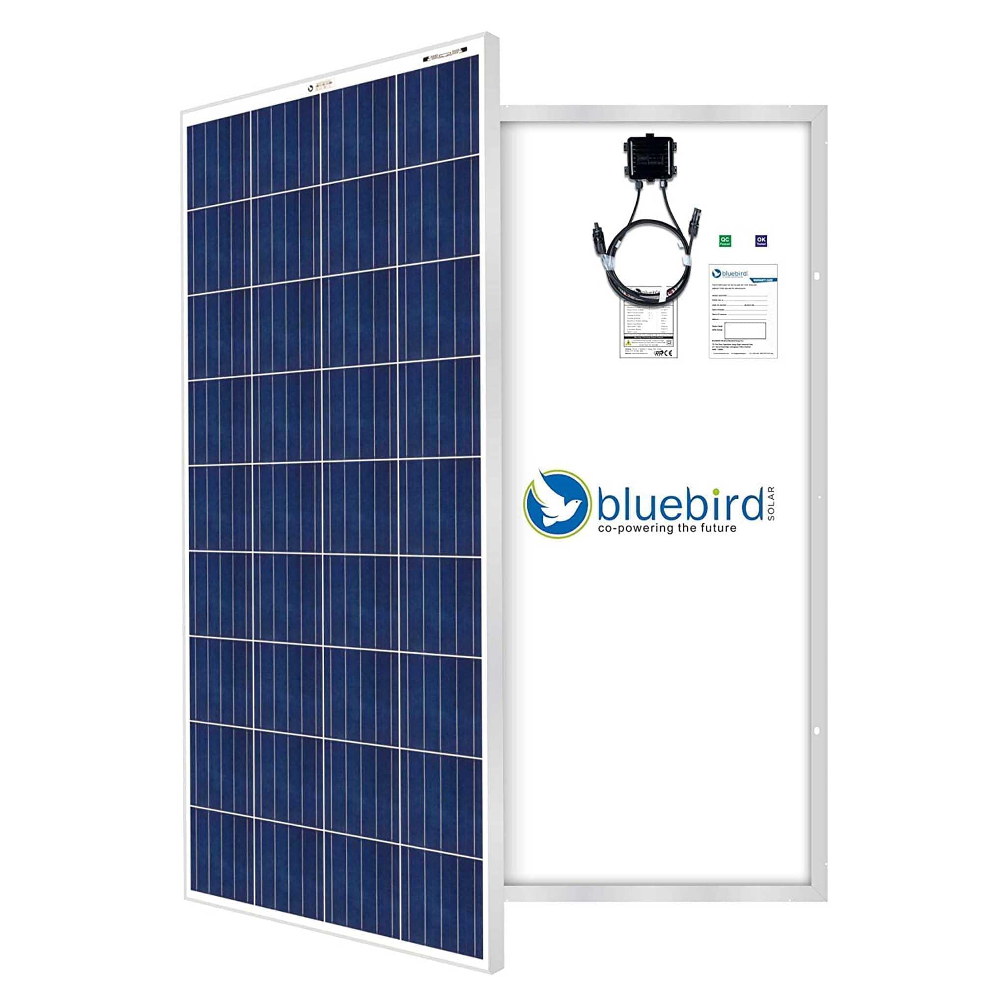 Bluebird 165 Watt 12 Volt Polycrystalline Solar Panel